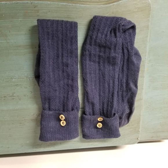 Wool blend y2k button knitcore knit socks - Picture 2 of 3